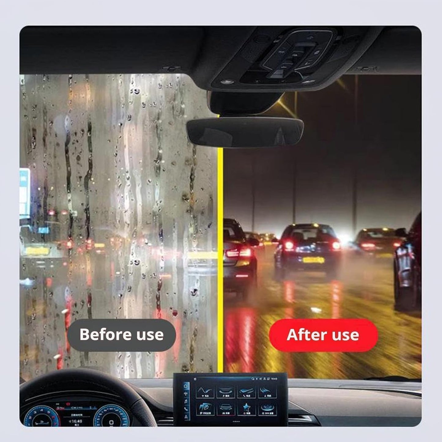 Windshield Oil Film Cleaning Brush – Clear View Every Drive!