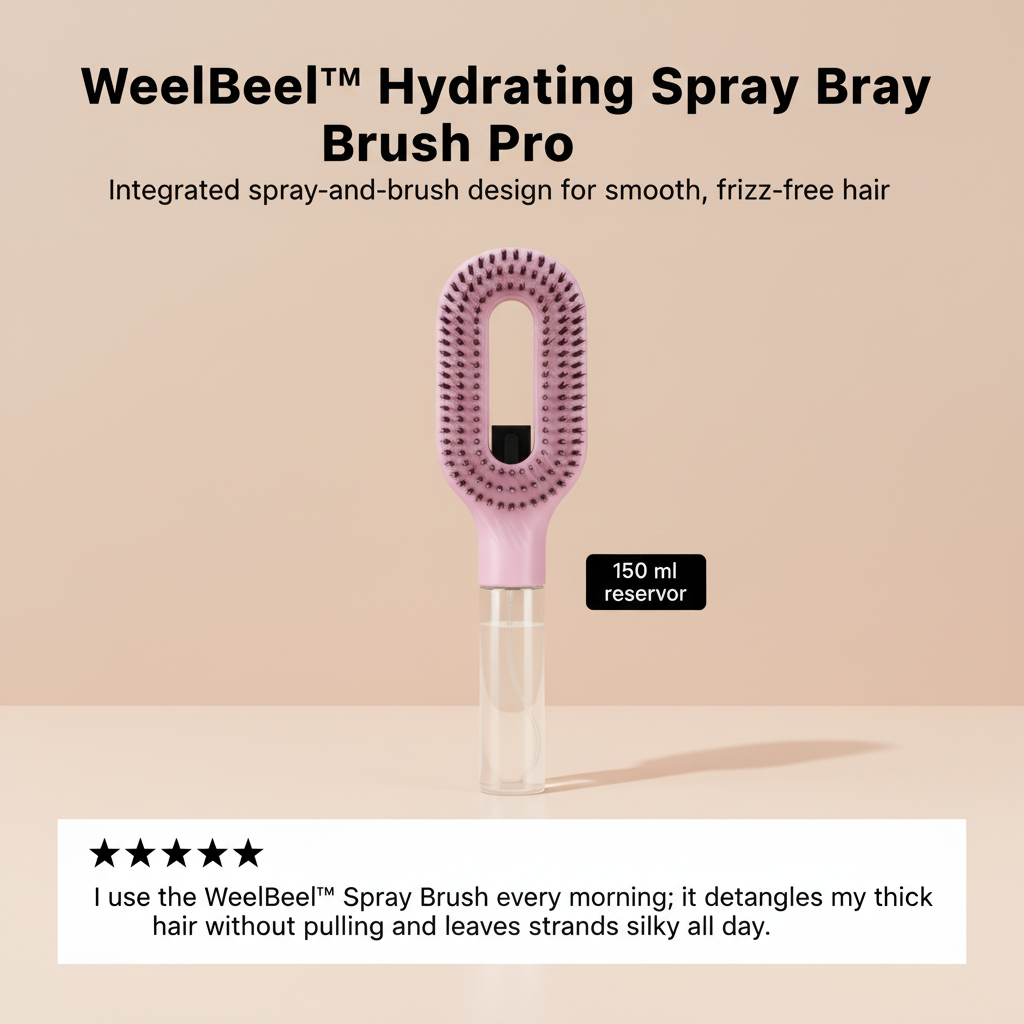 WeelBeel™ Hydrating Spray Brush Pro