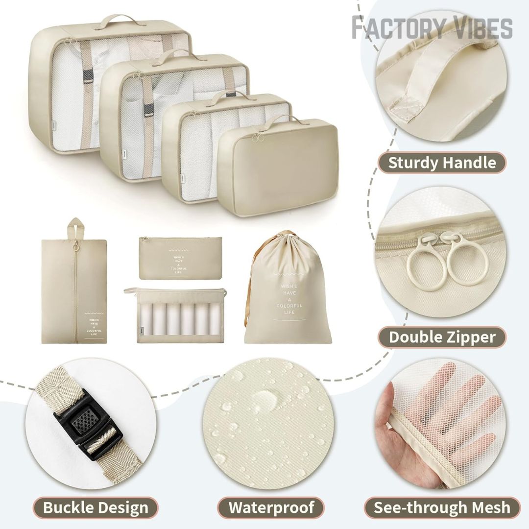 Packify™ 7 Set Packing Cubes Luggage Organizers