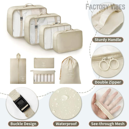 Packify™ 7 Set Packing Cubes Luggage Organizers