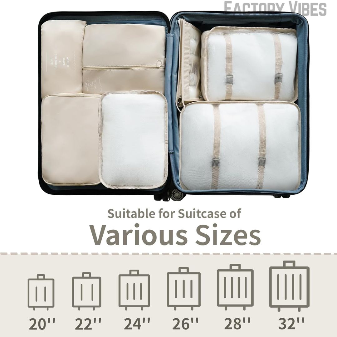 Packify™ 7 Set Packing Cubes Luggage Organizers