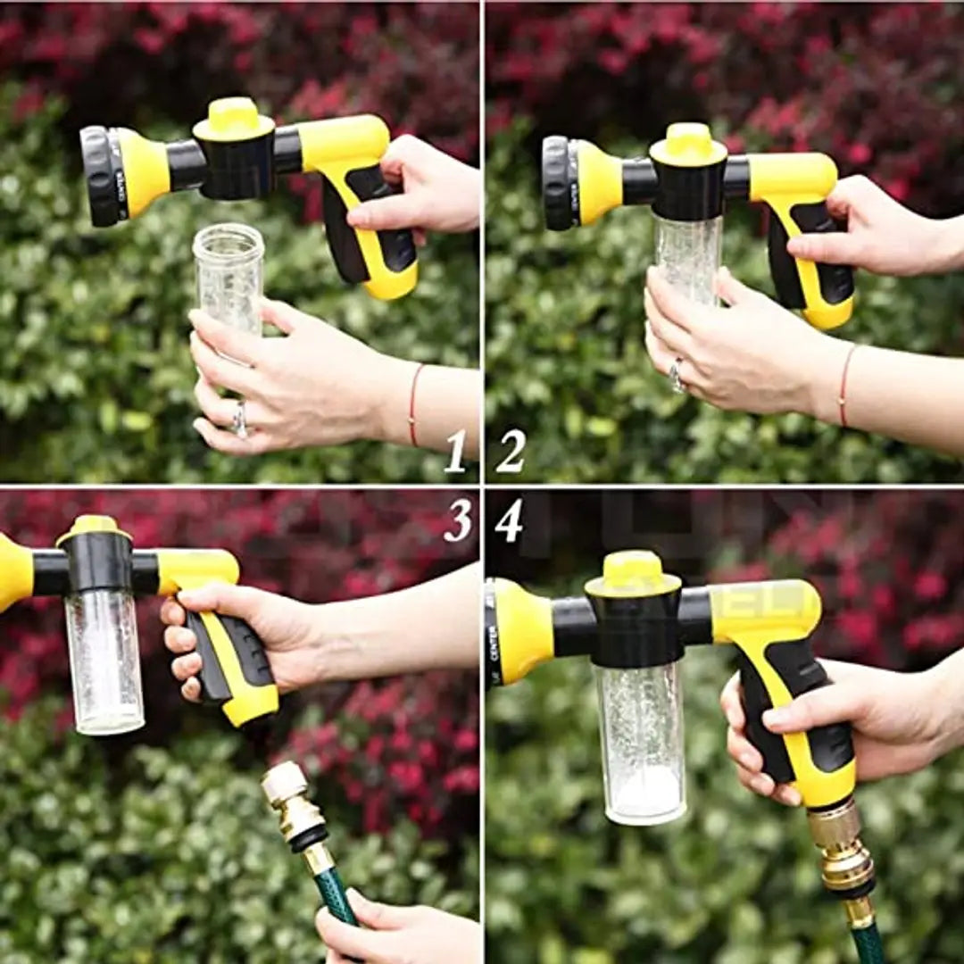 8 Funtion High Pressure Spray Car Wash Snow Foam Water Gun