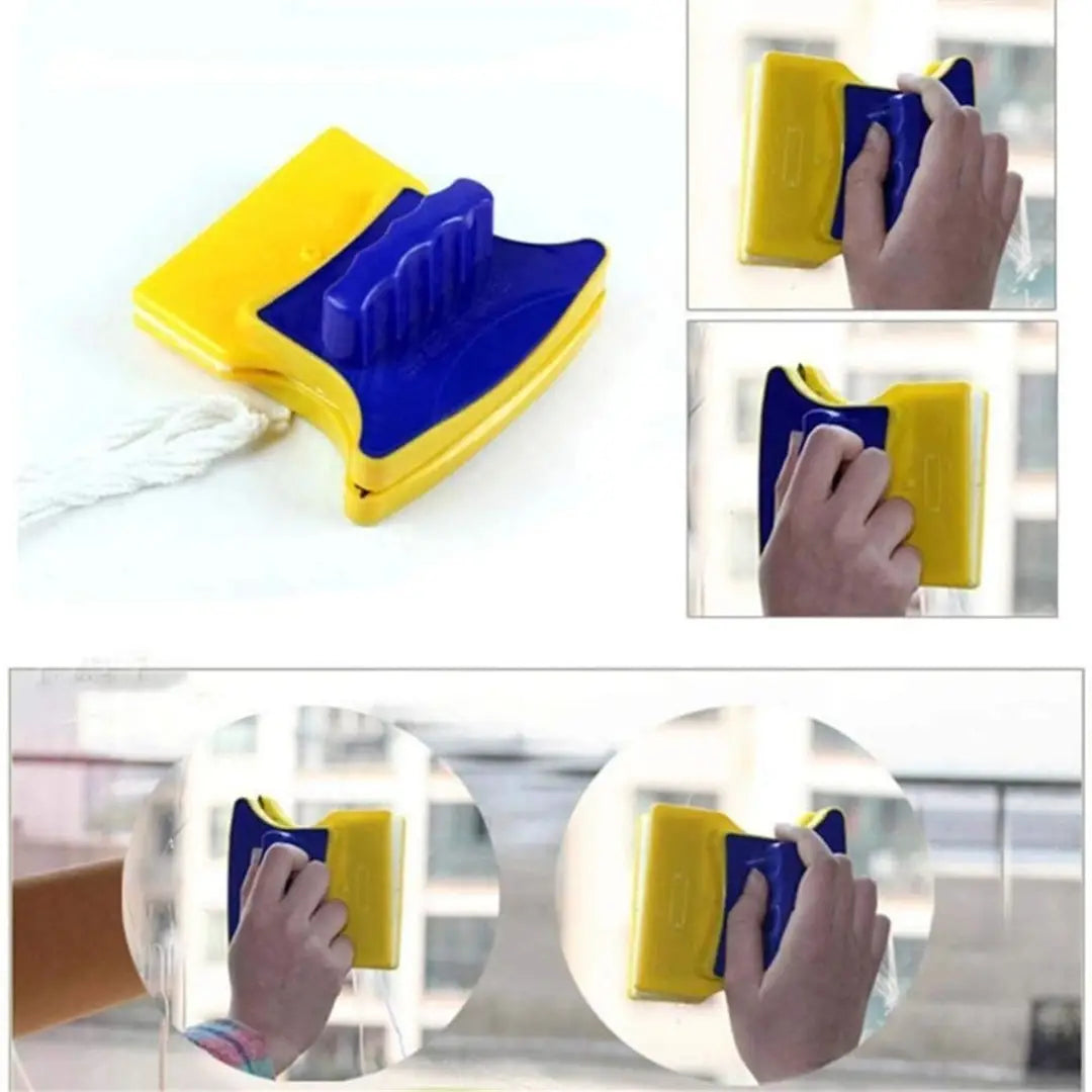 MAGNETIC WINDOW GLASS CLEANER BRUSH