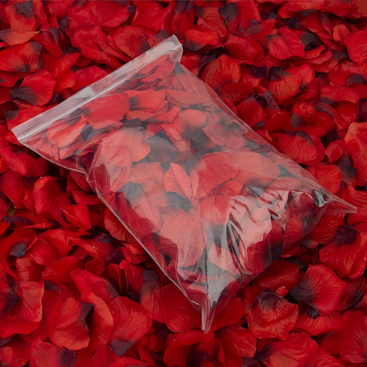 1000pcs of Red Velvet Rose Petals, Artificial Rose Petals Suitable for Valentine's Day, Romantic Night, Wedding, Proposal, Anniversary Flower Decoration, Multiple Colors Available, Perfect for Winter, New Year