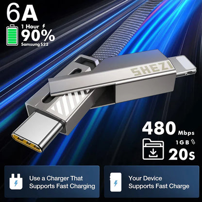 4 in 1 All in One Charging Cable (1.5 Meter)