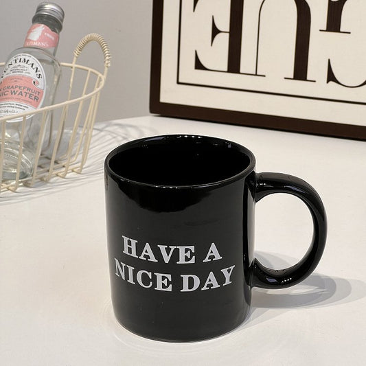 Vertical Middle Finger Mug