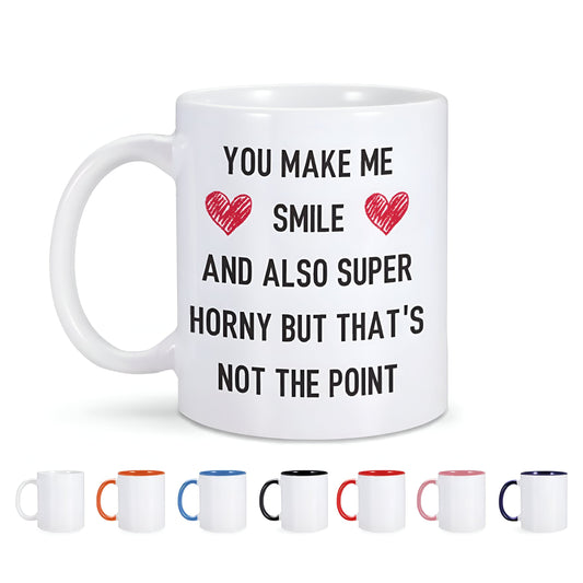 Unique Ceramic Coffee Mug for Couples