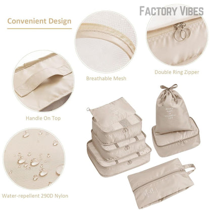 Packify™ 7 Set Packing Cubes Luggage Organizers