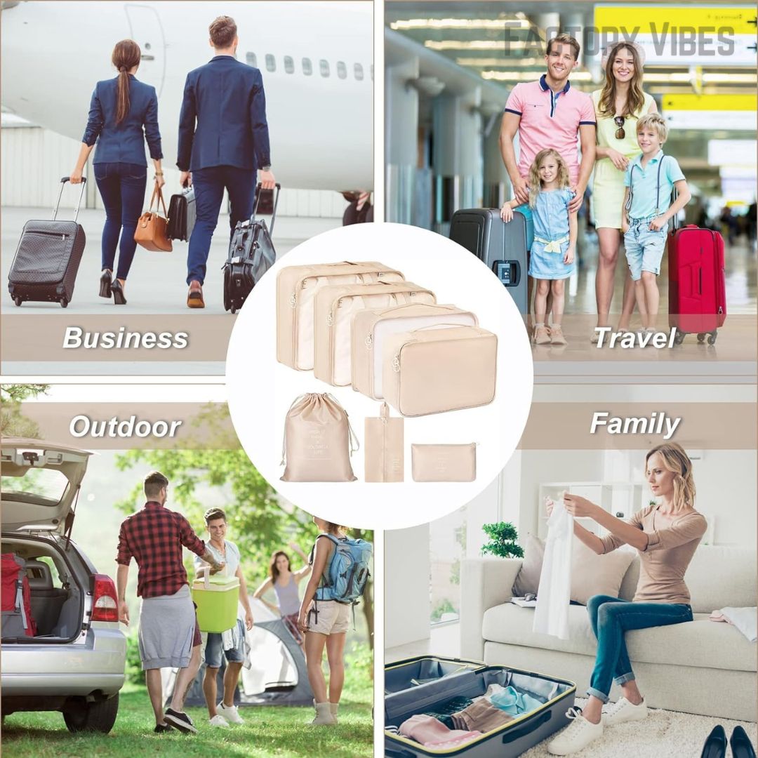 Packify™ 7 Set Packing Cubes Luggage Organizers