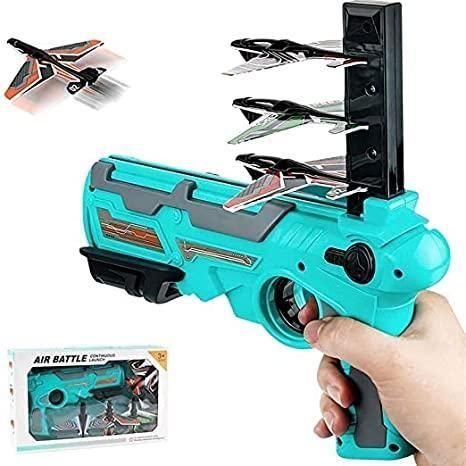 Airplane Launcher Toy Gun with Foam Glider (50% OFF TODAY)