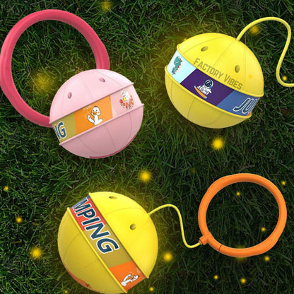 Glowing Bouncing Ball with Jump Rope for Kids