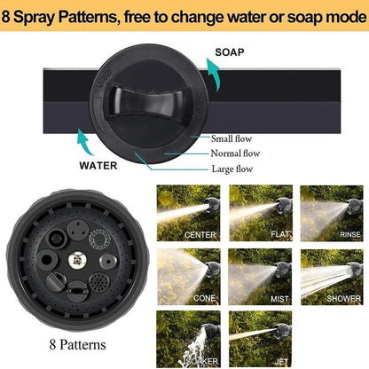 8 Mode Water Spray Gun With Soap Dispenser