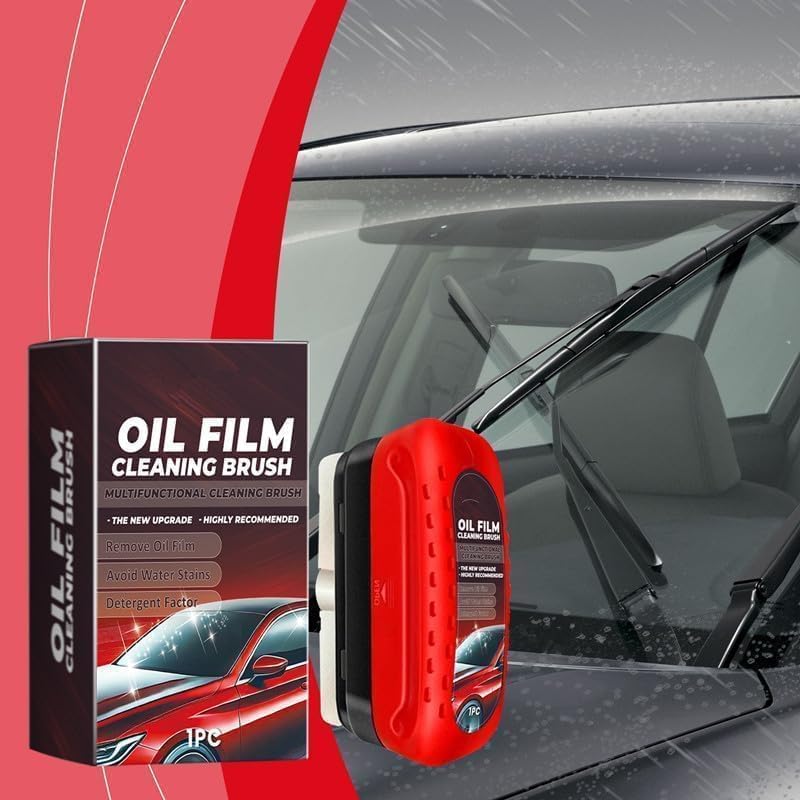 Windshield Oil Film Cleaning Brush – Clear View Every Drive!