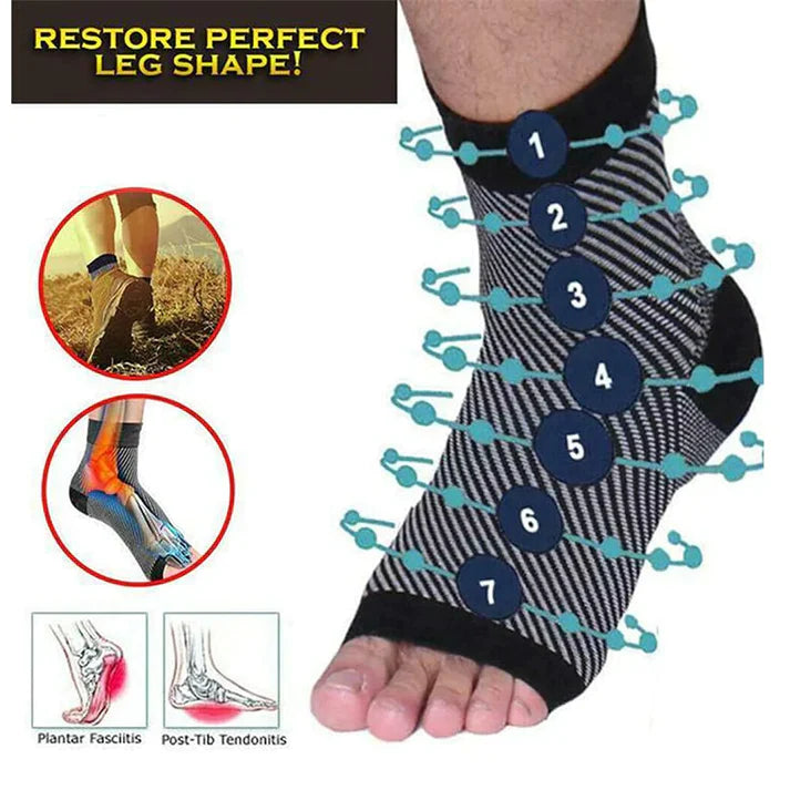 Orthopedic Neuro Socks - Pain/Swelling Healing Socks - (BUY 1 GET 1 FREE)(4.9 ⭐⭐⭐⭐⭐ 15,320 REVIEWS)