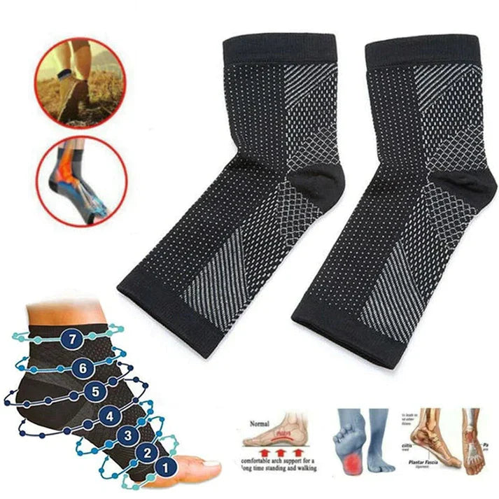 Orthopedic Neuro Socks - Pain/Swelling Healing Socks - (BUY 1 GET 1 FREE)(4.9 ⭐⭐⭐⭐⭐ 15,320 REVIEWS)