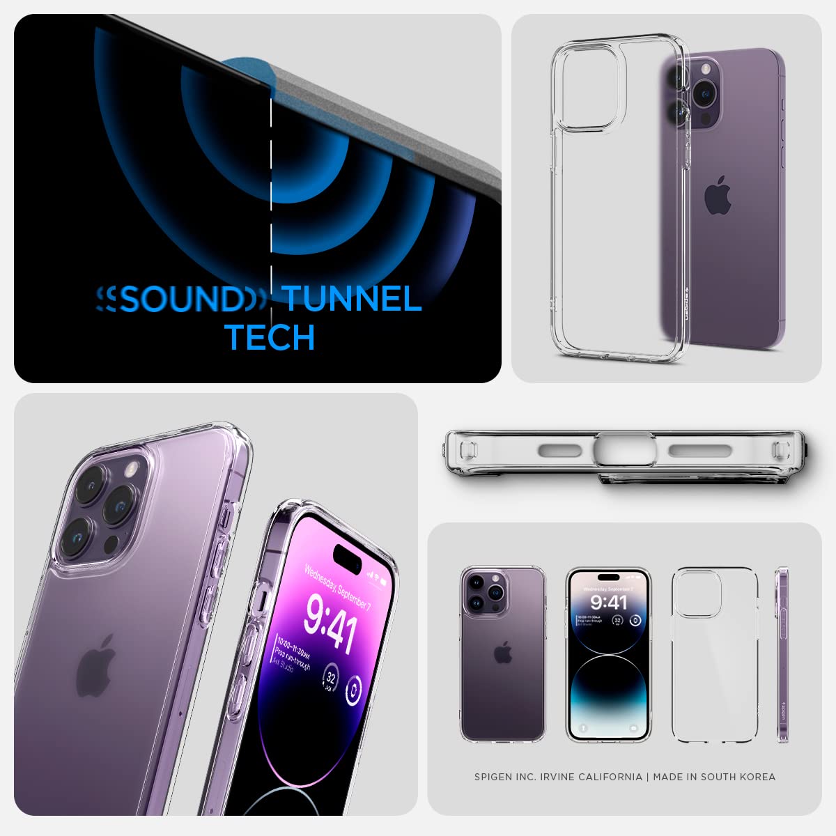 Spigen Transparent Case Compatible for iPhone