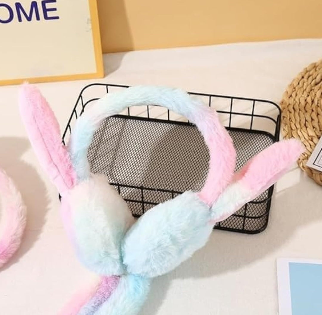 🐰 Bunny Ear Muffs For Kids — Moving-Ears Bunny Muff