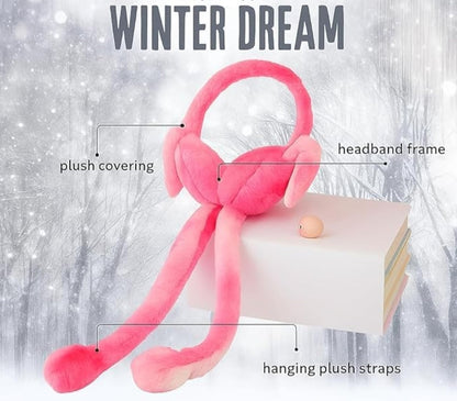 🐰 Bunny Ear Muffs For Kids — Moving-Ears Bunny Muff