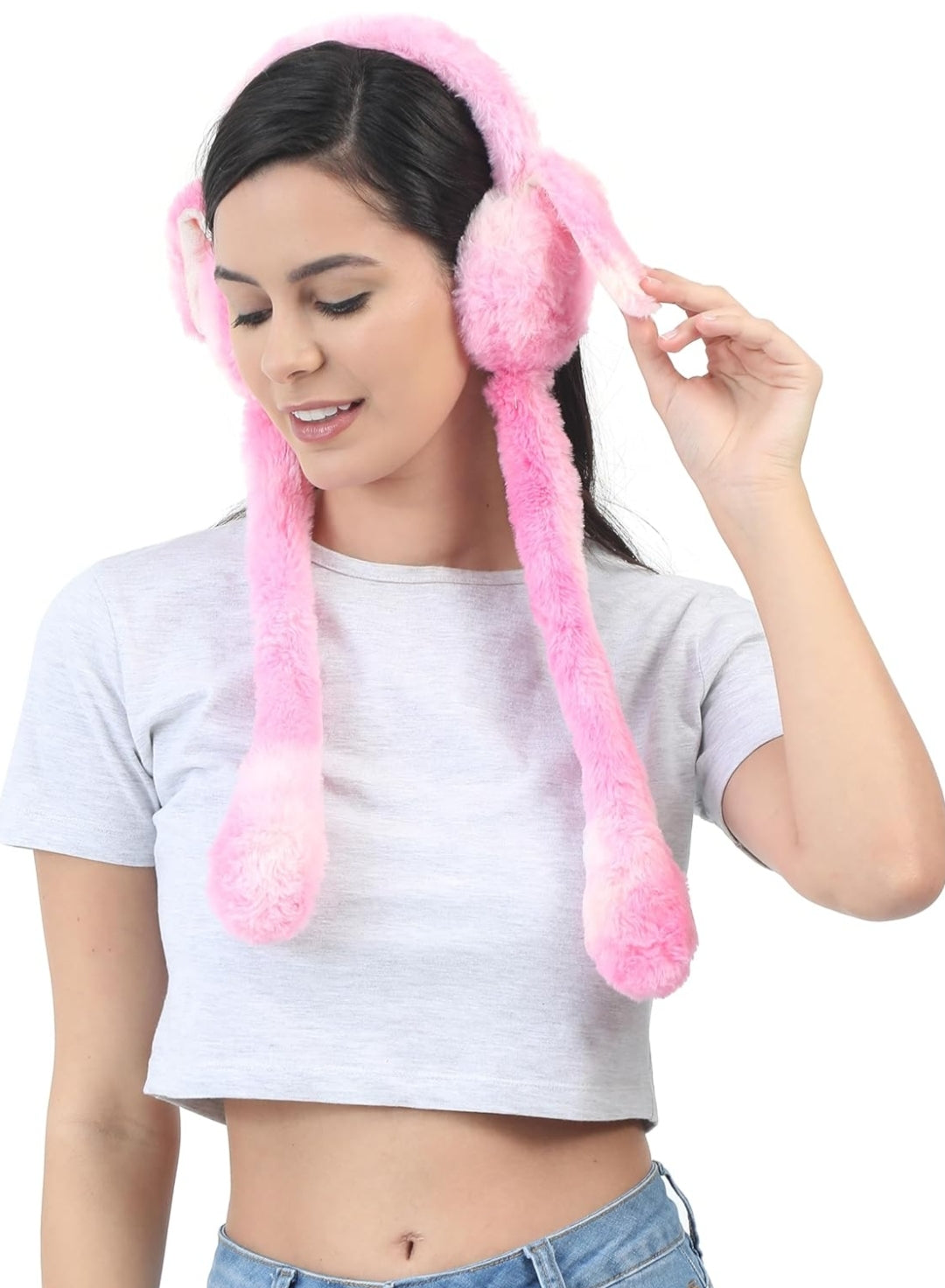 🐰 Bunny Ear Muffs For Kids — Moving-Ears Bunny Muff